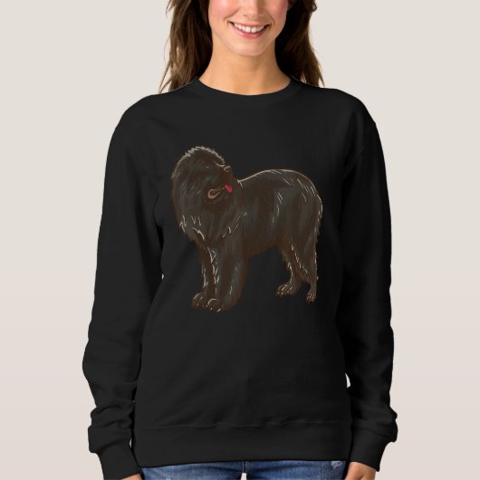 Sweatshirt Newfoundland - Dog Identification - Dogs Lover - D (Devant)