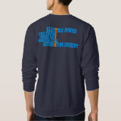 Sweatshirt Nikola Tesla (Dos)