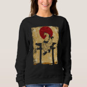 Sweatshirt Nine Tailed Fox Japanese Retro  1 (Devant)