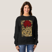 Sweatshirt Nine Tailed Fox Japanese Retro  7 (Devant entier)