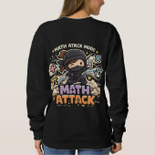 Sweatshirt Ninja Girl Math – Math Attack Mode | Diseño divert (Dos)