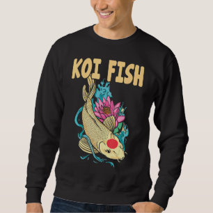 Sweatshirt Nishikigoi japonais traditionnel Koi Poisson Koi P