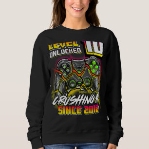 Sweatshirt Niveau 10 Déverrouillé Crushing It 2012 jeu vidéo 