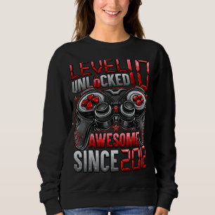 Sweatshirt Niveau 10 déverrouillé stupéfiant depuis 2012 10e 