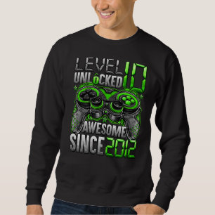 Sweatshirt Niveau 10 déverrouillé stupéfiant depuis 2012 10e