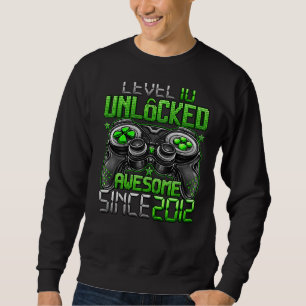 Sweatshirt Niveau 10 déverrouillé stupéfiant depuis 2012 10e 
