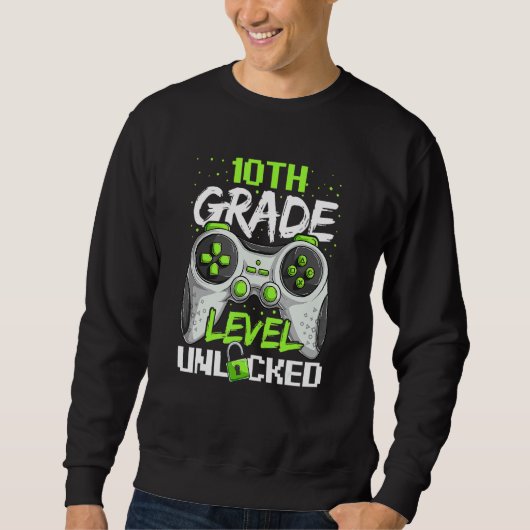 Sweatshirt Niveau 10e année débloqué (Devant)