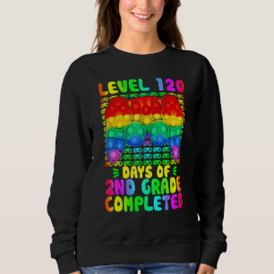 Sweatshirt Niveau 120 Jours De 2E Année Complété Jeu Vidéo P