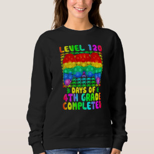 Sweatshirt Niveau 120 Jours De 4e Année Complété Jeu Vidéo P