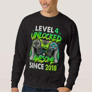 Sweatshirt Niveau 4 déverrouillé stupéfiant depuis 2018 4e an