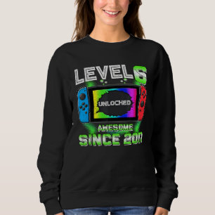 Sweatshirt Niveau 6 Débloqué Incroyable Jeu Vidéo 2017 6ème A