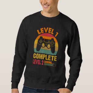 Sweatshirt Niveau amusant 1 Complet Vintage Rétro 1er Mariage