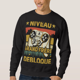 Sweatshirt Niveau Big Brother Joueur Déverrouillé Brother