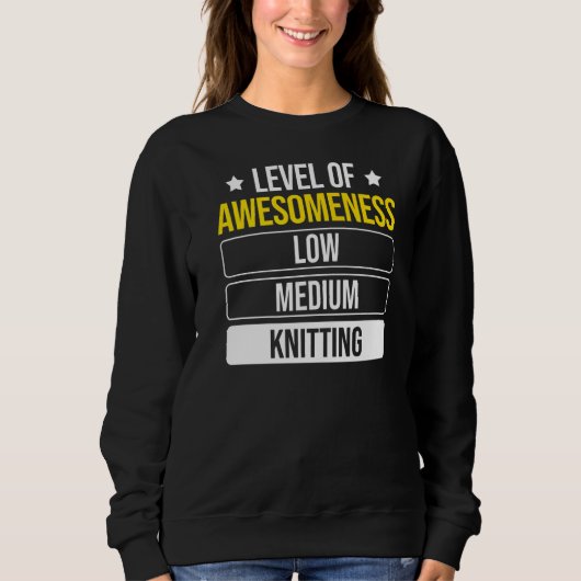 Sweatshirt Niveau De Connaissance Tricot (Devant)