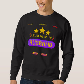Sweatshirt Niveau de mariage de joueur passant au statut de c
