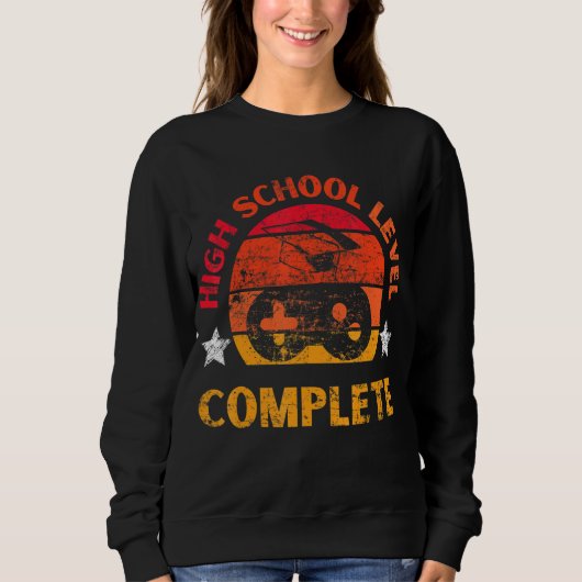 Sweatshirt Niveau secondaire Terminé Graduation (Devant)