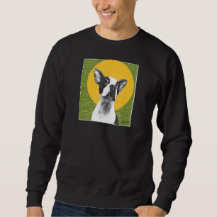 Sweatshirt No. 619 Hugo Avec Halo Boston Terrier Halo Green