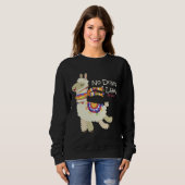Sweatshirt No Drama Llama (Devant entier)