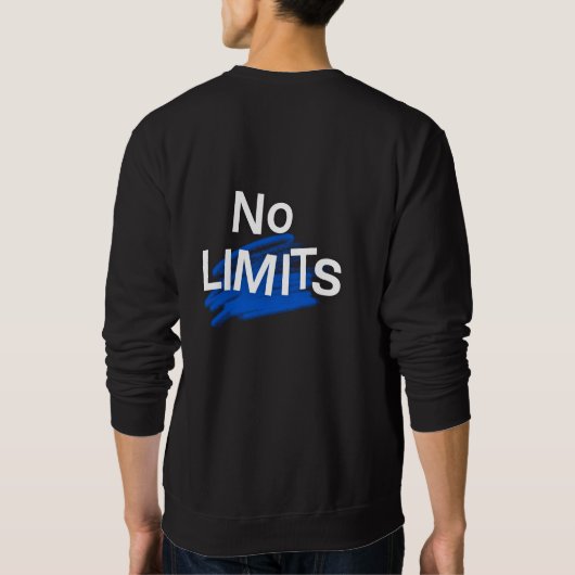 Sweatshirt no limits  (Dos)