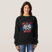 Sweatshirt No Pain No gain GYM Pitbull Brave (Devant entier)