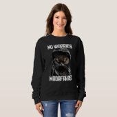 Sweatshirt No Worries Madafakas Cat I Cat No Worries (Devant entier)