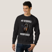 Sweatshirt No Worries Madafakas Dachshund I Dachshund No Worr (Devant entier)
