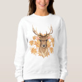 Sweatshirt Noble cerf. Automne (Devant)