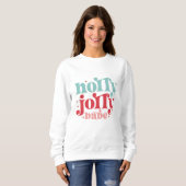 Sweatshirt Noël à Holly Jolly Baby (Devant entier)
