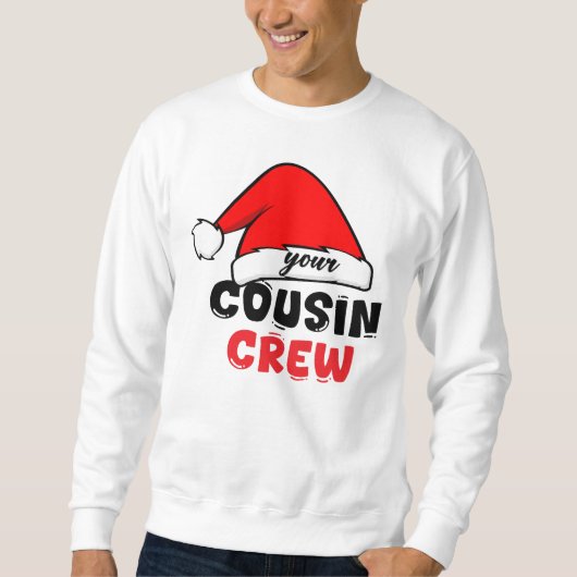 Sweatshirt Noël à l'équipage Cousin (Devant)