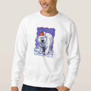 Sweatshirt Noël à l'ours polaire