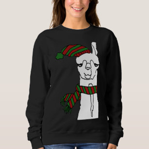 Sweatshirt Noël amusant Llama Cute Llama