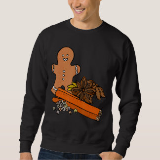 SWEATSHIRT NOËL AMUSANT TEE. HOMME, CINNAMON ET F