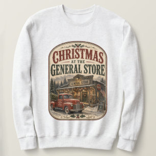 Sweatshirt Noël au magasin général Vintage