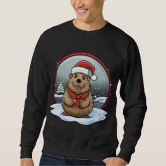 Sweatshirt Noël Beaver