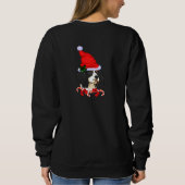 Sweatshirt Noël Cavalier King Charles Spaniel (Dos)