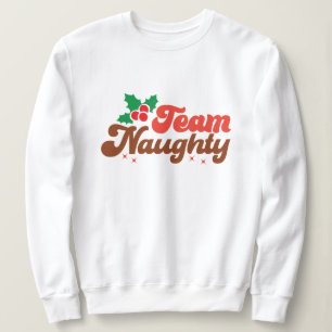 Sweatshirt Noël coquin de l'équipe