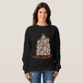 Sweatshirt Noël Corgies (Devant entier)