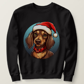 Sweatshirt Noël Dachshund