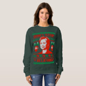 Sweatshirt Noël de Hillary - ne cessez pas la croyance - (Devant entier)
