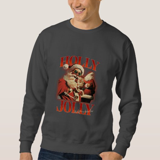 Sweatshirt Noël de Holly Jolly (Devant)