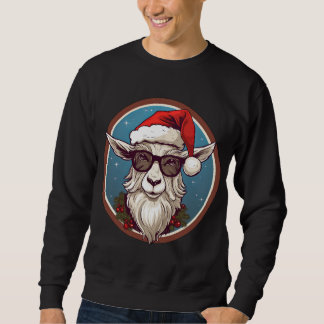 Sweatshirt Noël de la chèvre