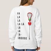 Sweatshirt Noël de la crosse (Dos)