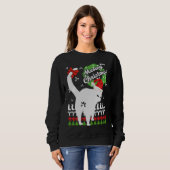 Sweatshirt Noël de Meowy (Devant entier)