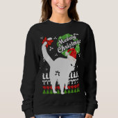 Sweatshirt Noël de Meowy (Devant)