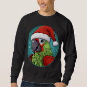 Sweatshirt Noël de perroquet (Devant)