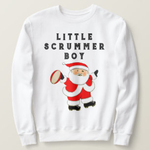 Sweatshirt Noël de rugby drôle de vacances