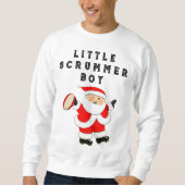 Sweatshirt Noël de rugby drôle de vacances (Devant)