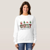 Sweatshirt Noël de saison cosy (Devant entier)