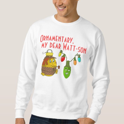 Sweatshirt Noël de Sherlock Holmes (Devant)