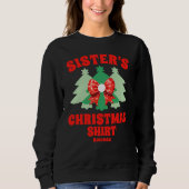 Sweatshirt Noël de Soeur personnalisée (Devant)